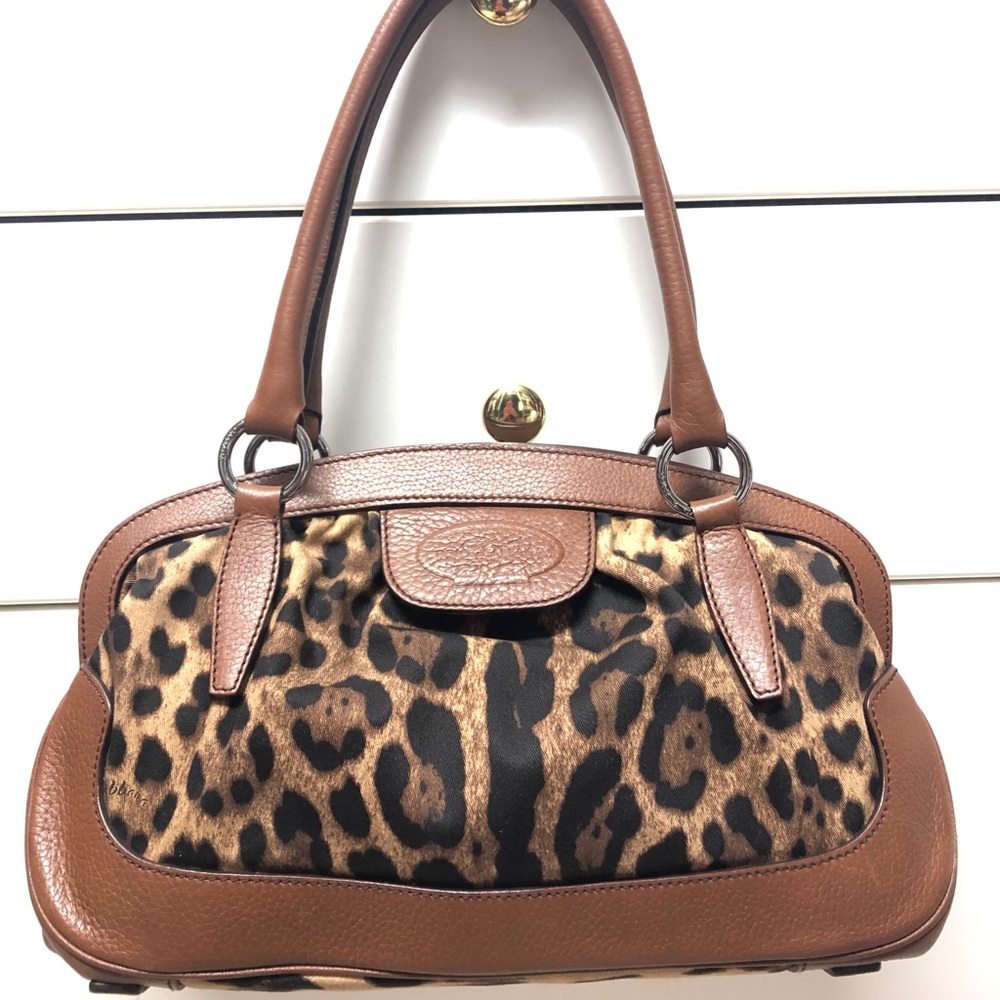 Vintage Dolce & Gabbana leopard print bag